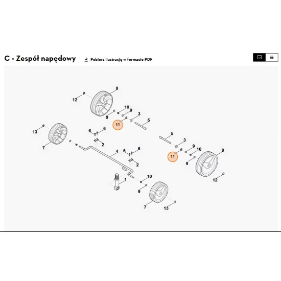 STIHL   Pierścień zaciskowy 8 9991 003 0548